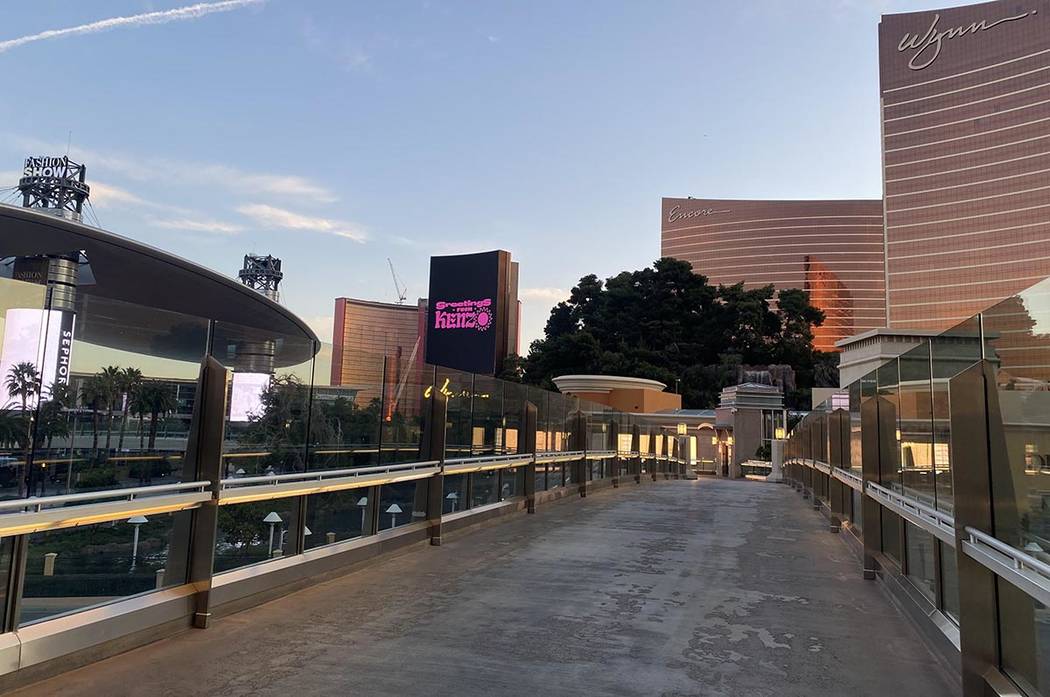 Las Vegas Strip quiet on Monday morning | Las Vegas Review-Journal