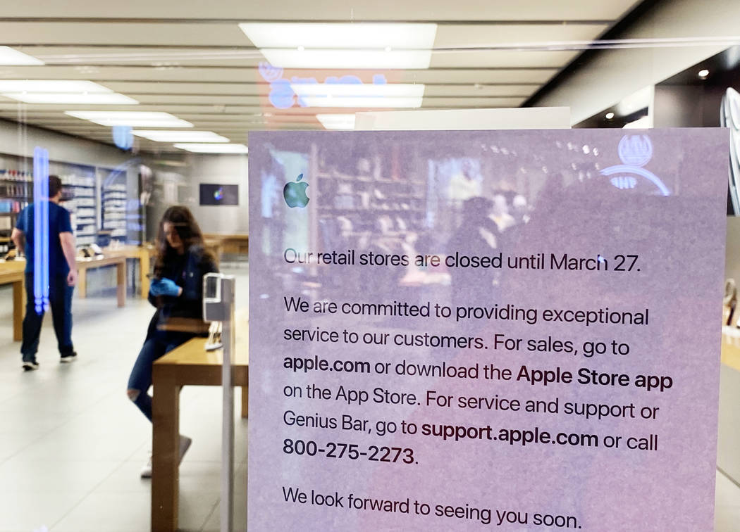 Apple announces 4 temporary retail closures in Las Vegas