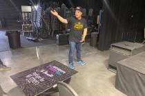 Mark Shunock gives direction during rehearsals for Mondays Dark at the Space on Monday, March 1 ...