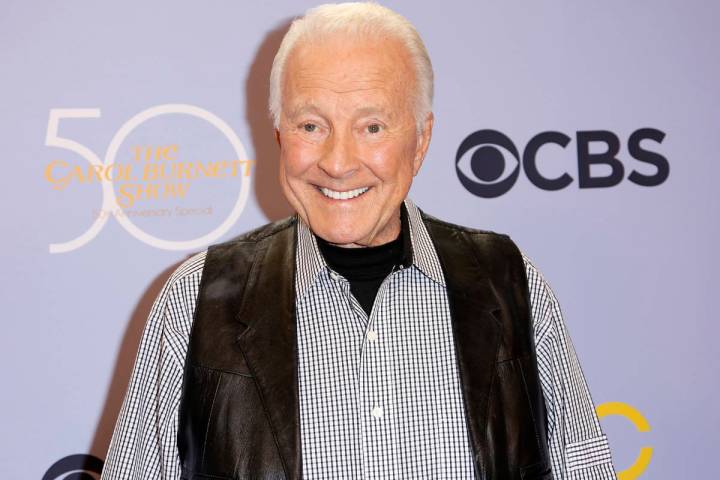 FILE - In this Oct. 4, 2017, file photo, Lyle Waggoner arrives at the "The Carol Burnett 5 ...