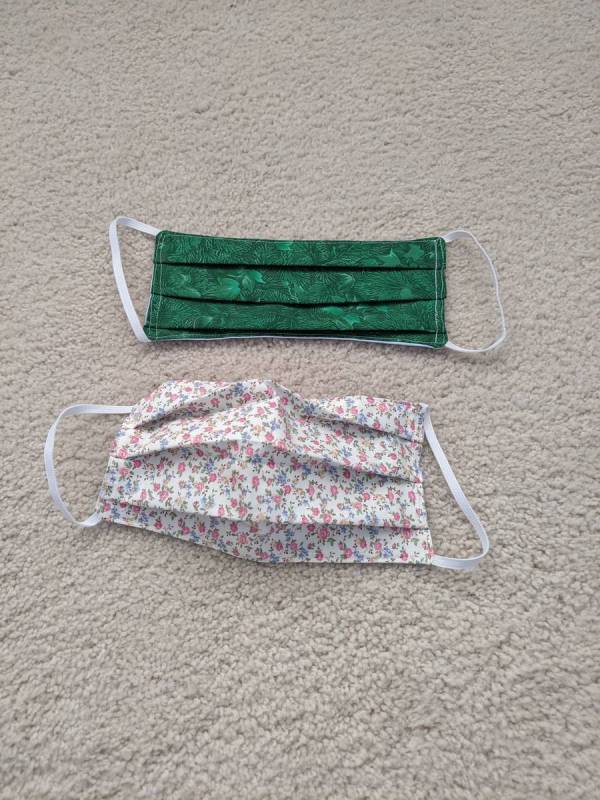 Lynn Noonan makes reusable face masks for nurse, others. Lynn Noonan