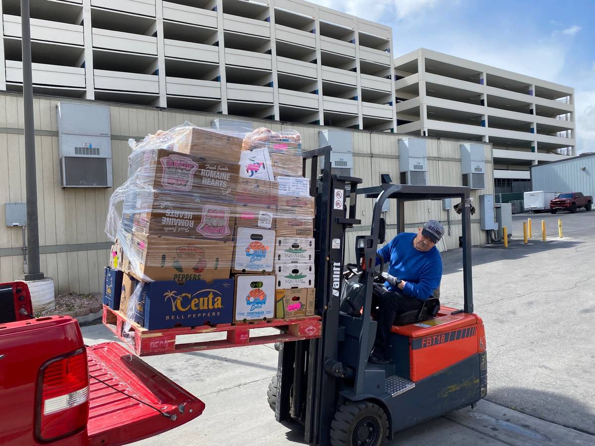 Golden Entertainment’s casino donated their perishable food to Casa de Luz in Downtown Las Ve ...