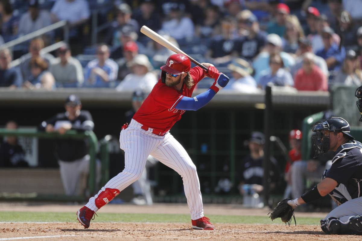 Philadelphia Phillies right fielder Bryce Harper and his wife are donating $500,000 for hunger ...