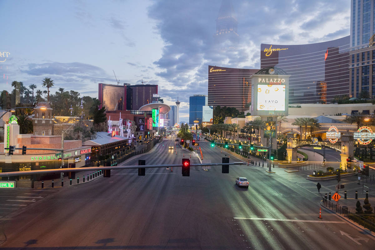 Strip hotels wind down operations to comply with shutdown move