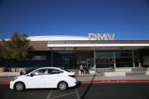 The Nevada Department of Motor Vehicles. (Erik Verduzco/Las Vegas Review-Journal)