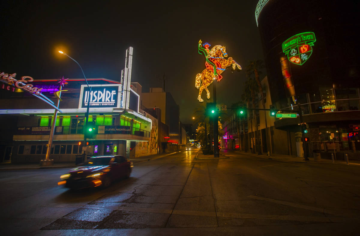 Downtown Las Vegas Desolate Lonely Mostly Lifeless Photos Las Vegas Review Journal