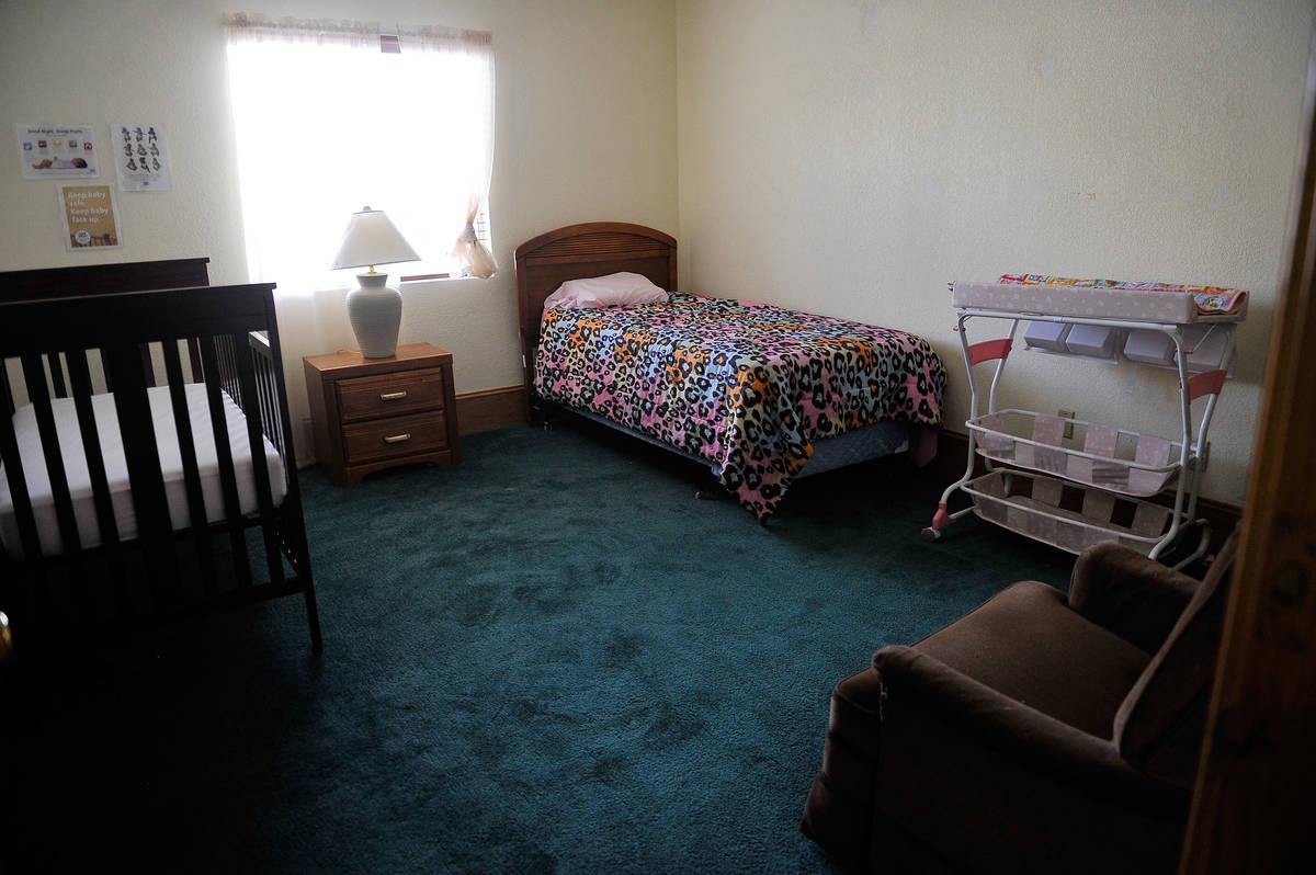 A view of one of the parenting teen rooms at the St. Jude's Ranch for Children in Boulder City ...