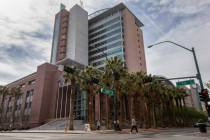 The Regional Justice Center as seen on Friday, March 6, 2020, in Las Vegas. (Ellen Schmidt/Las ...