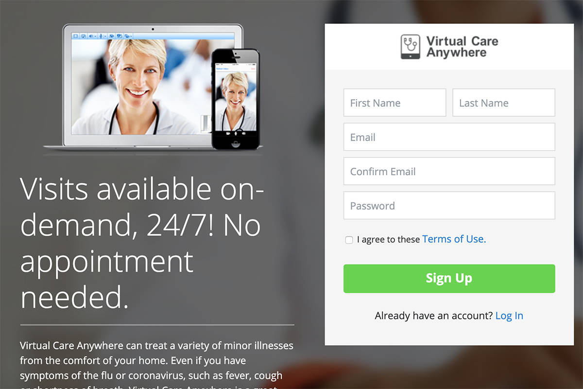 Virtual Care Anywhere screenshot