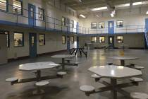 A recreational area for inmates at Florence McClure Women's Correctional Center is pictured. Cr ...