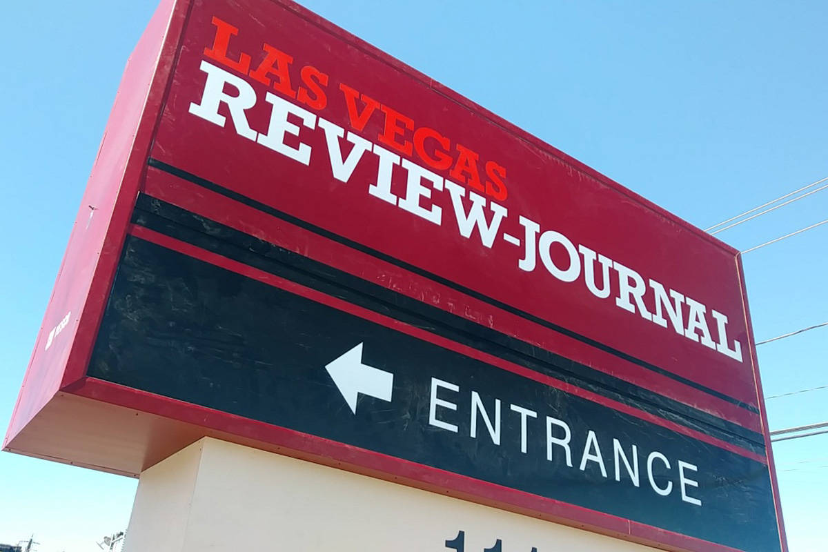 Five Las Vegas Review-Journal employees who were potentially exposed to COVID-19 during a journ ...