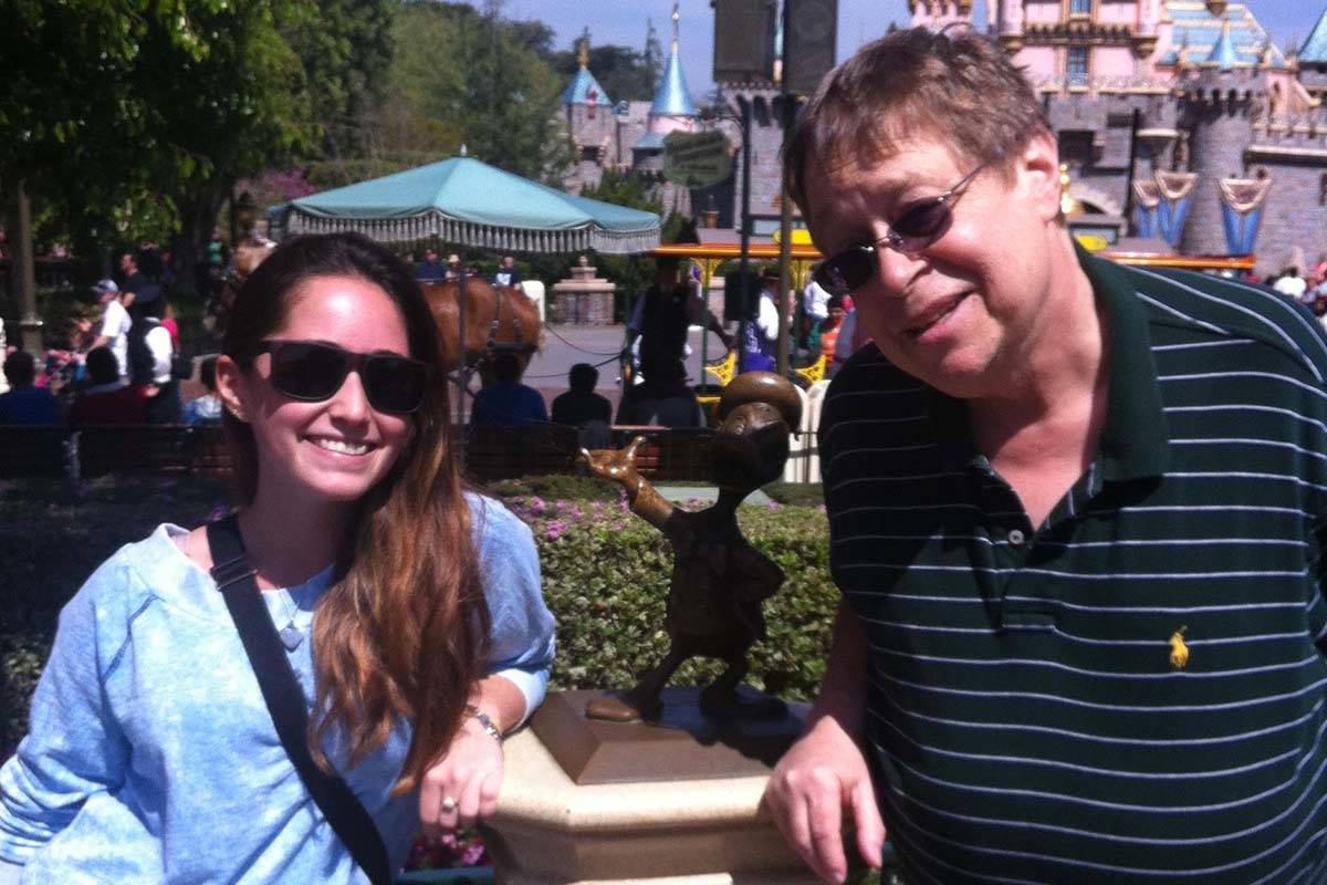 Daniel Scully with his niece Keri Greenspan at Disney World in 2013. (Cissy Greenspan)