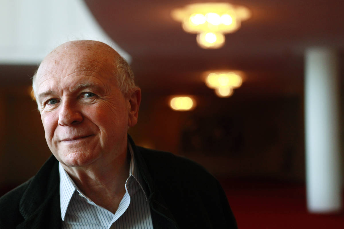 FILE - In this April 1, 2010, file photo, playwright Terrence McNally poses at the Kennedy Cent ...