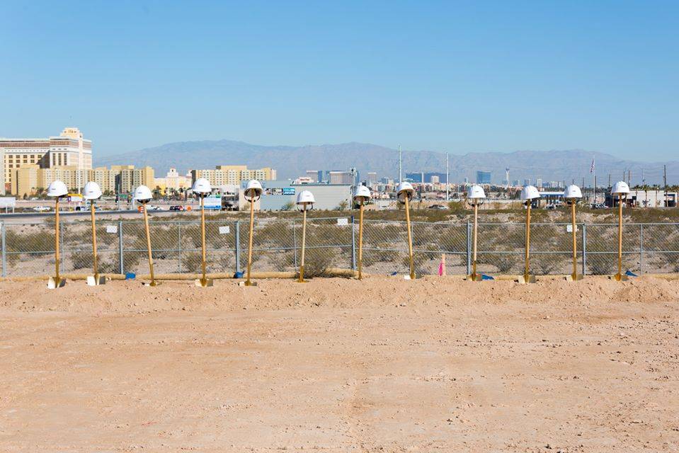 A groundbreaking ceremony for ER at S. Las Vegas Blvd. was held Feb. 21 on Giles Street in sout ...