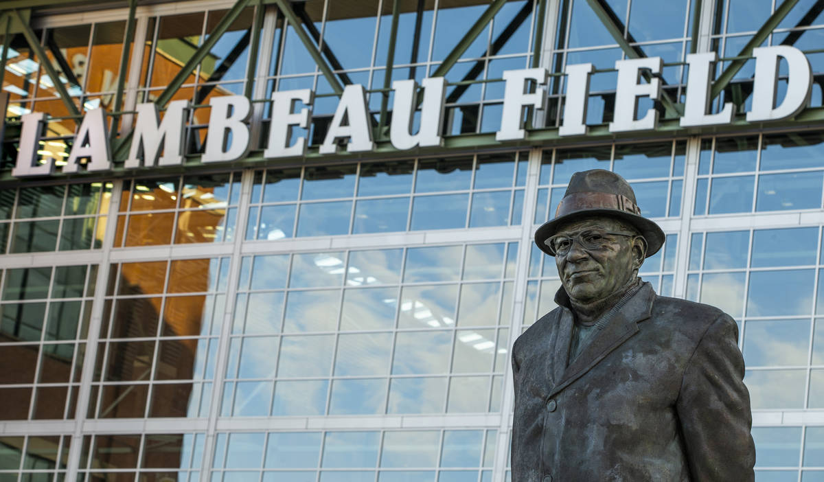 Las Vegas Raiders fullback Alec Ingold grew up in the shadow at Lambeau Field and was blown awa ...