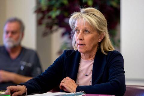 Nevada Secretary of State Barbara Cegavske, seen in 2019. (Elizabeth Page Brumley/Las Vegas Rev ...
