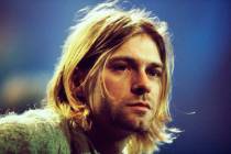 Kurt Cobain of Nirvana during the taping of MTV Unplugged at Sony Studios in New York City, 11/ ...