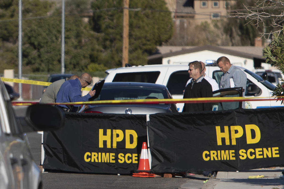 Police investigating homicide in Henderson neighborhood Las Vegas
