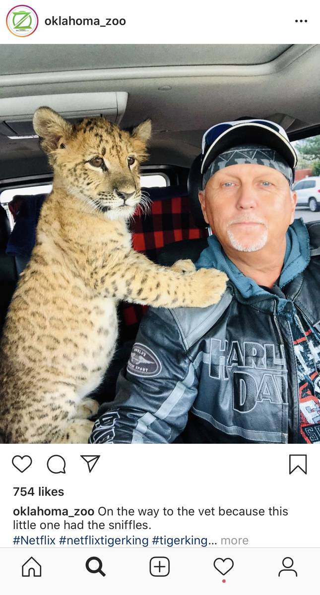 Jeff Lowe is seen on the Oklahoma Zoo Instagram page. (@Oklahoma_Zoo)