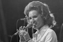 FILE - In a March 18, 1974 file photo, Country music star Jan Howard performs during the Grand ...