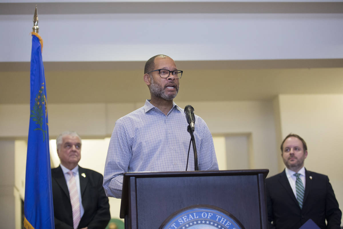 Nevada Attorney General Aaron Ford discusses measures to help the public with housing stability ...
