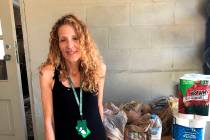 Instacart gig worker Summer Cooper, 39, delivers groceries, Saturday, March 28, 2020, in Bellea ...
