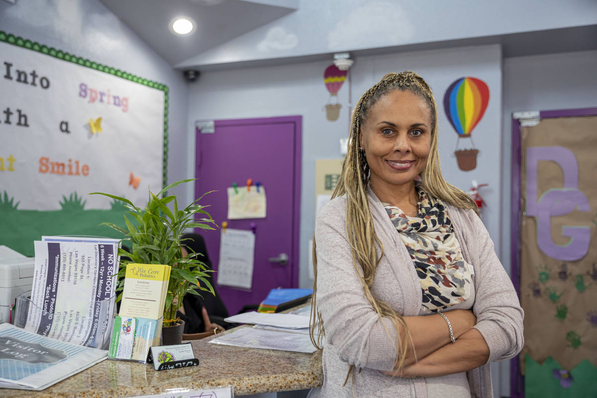 Discovery Gardens Childcare director Ariella Thomas is photographed at the Bonanza Street locat ...