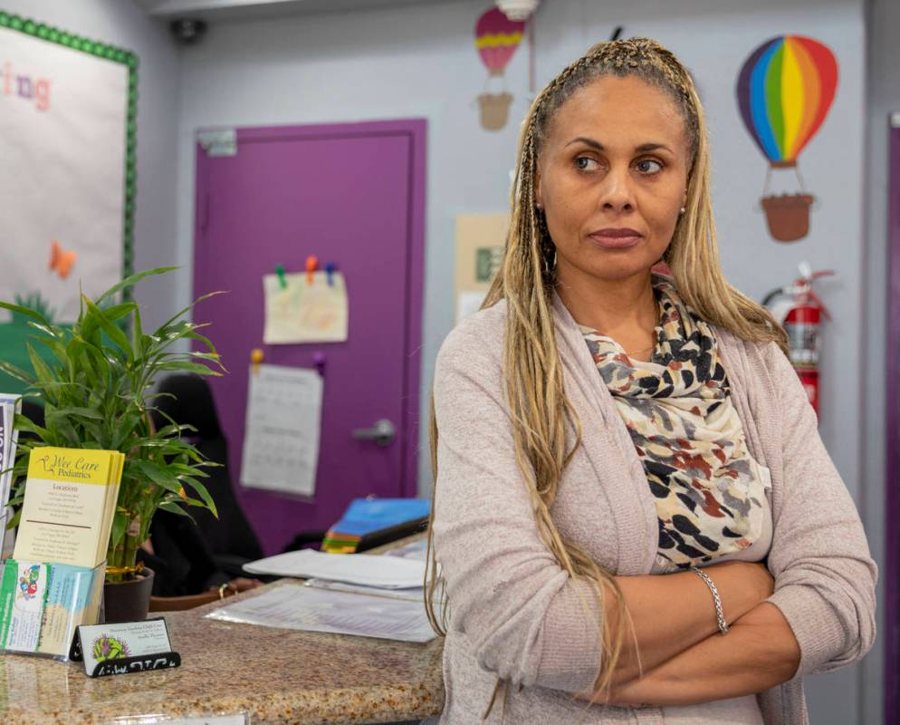 Discovery Gardens Childcare director Ariella Thomas is photographed at the Bonanza Street locat ...
