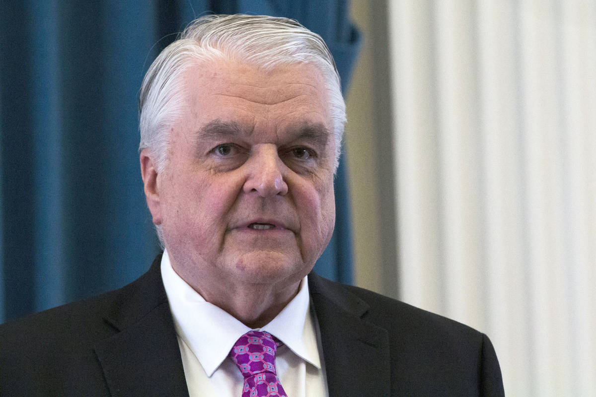 Nevada Gov. Steve Sisolak issued a statewide stay-at-home order for Nevadaճ 3 million res ...