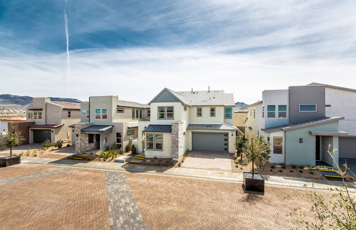 The new, modern Pardee Homes neighborhood Arden at Inspirada is open for private tours. (Pardee ...