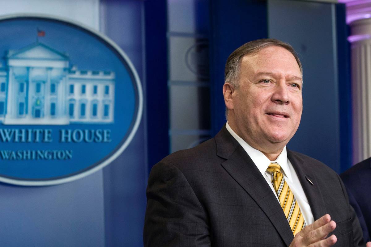 Secretary of State Mike Pompeo, seen in 2019. (AP Photo/Alex Brandon)