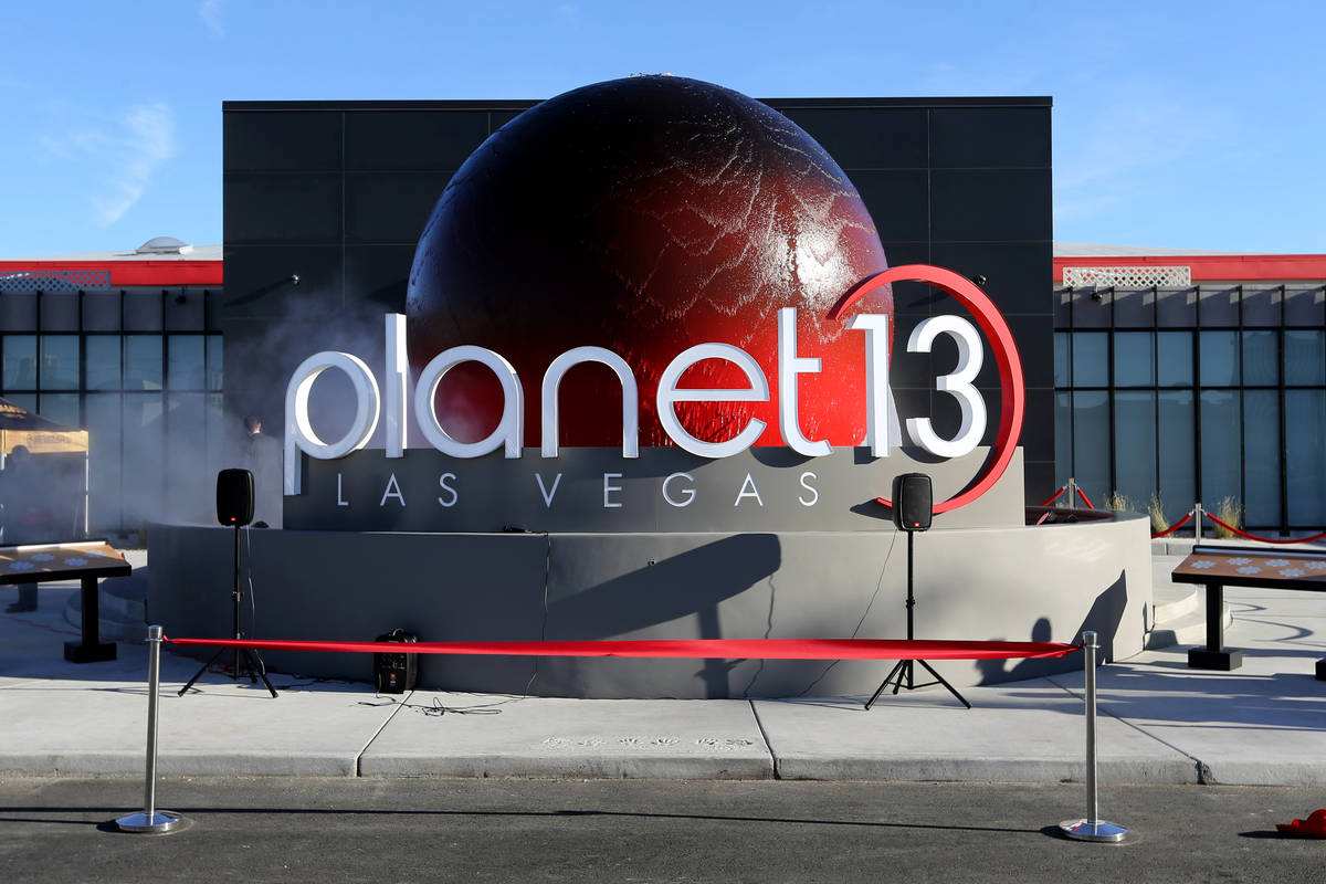 Planet 13, which bills itself as one of the largest dispensaries in the world, opened its doors ...