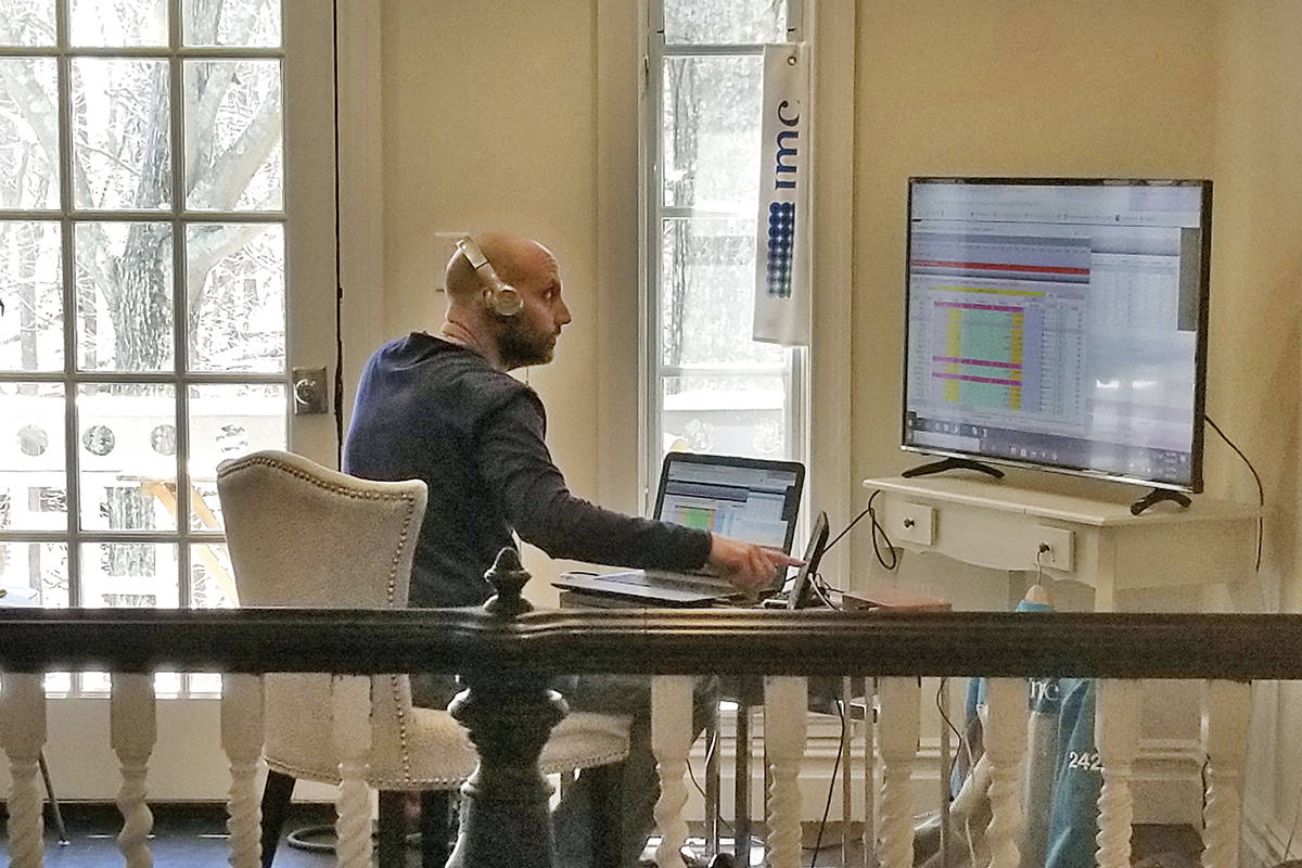 In this image provided by Meric Greenbaum, Greenbaum, a Designated Market Maker with IMC, who n ...