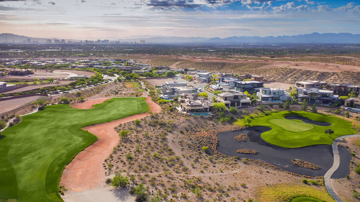 Summerlin is about 3,500 feet above sea level — with areas of the community topping out at mo ...