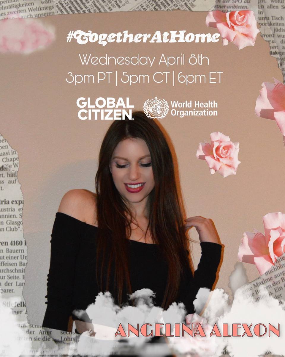 Las Vegas singer Angelina Alexon will be showcased in the Global Citizen organization's #Togeth ...