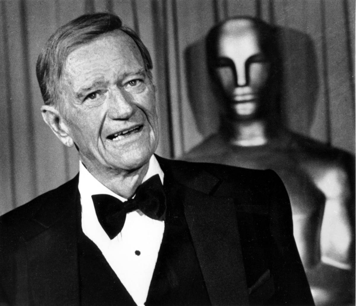 Actor John Wayne is shown at the 51st Annual Academy Awards in Hollywood, Ca. on April 9, 1979.