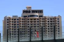 The exterior of Polo Towers at 3745 S. Las Vegas Blvd. photographed on Wednesday, May 9, 2018, ...
