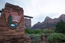 Zion National Park near Springdale, Utah. (AP Photo/Rick Bowmer, File)