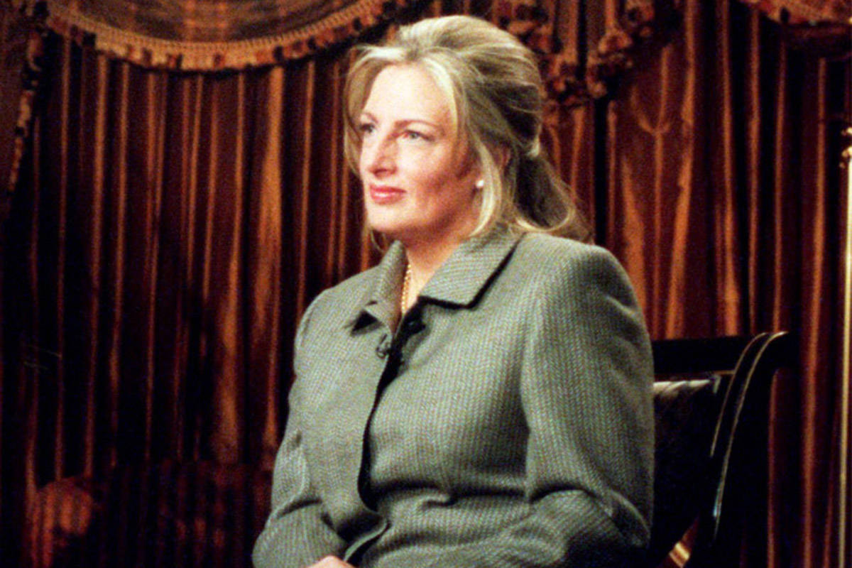 FILE--Linda Tripp speaks during an exclusive interview for NBC newshow "Today" at a hotel in Wa ...