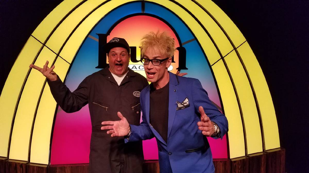 Doug "Lefty" Leferovich and Murray Sawchuck are shown at Laugh Factory at Tropicana. (Murray Sa ...