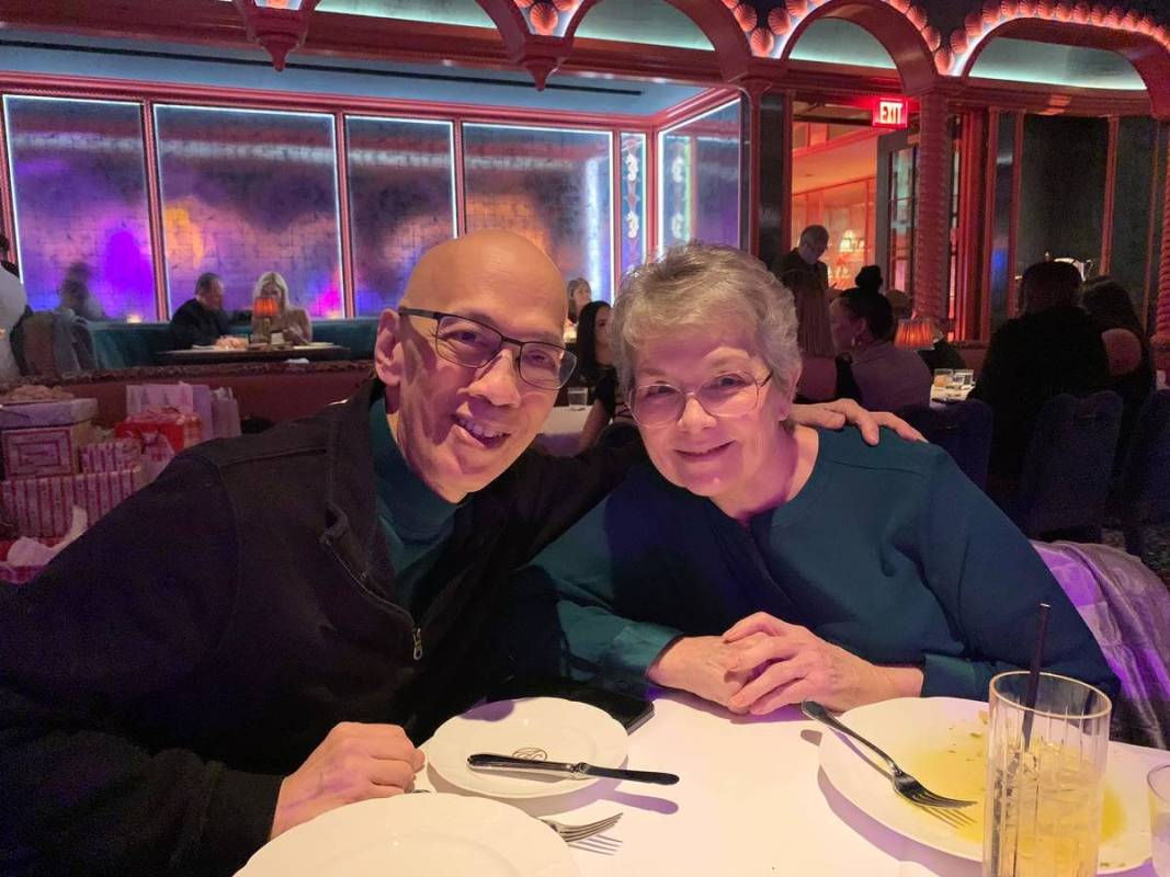Ron and Sharon Rivera celebrate their 16th wedding anniversary in January 2020. (Raquel Sanchez)
