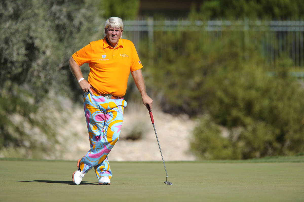 John Daly waits his turn on the 14th green during the Justin Timberlake Shriners Hospitals for ...