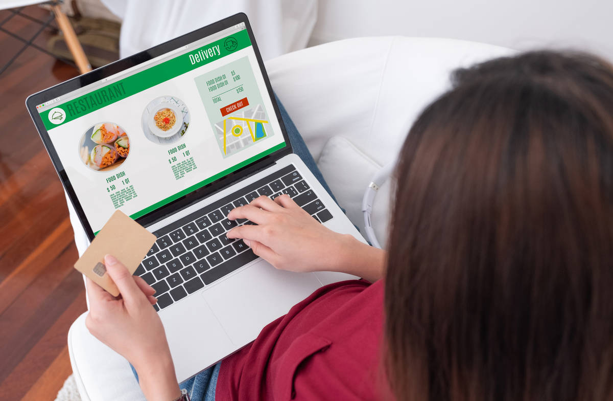 Ordering food for delivery has ramped up during the coronavirus crisis. (Getty Images)