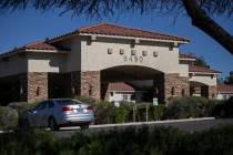 Silver Hills Health Care Center on Wednesday, April 15, 2020, in Las Vegas. (Benjamin Hager/Las ...