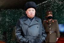 FILE - In this Monday, March 2, 2020, file photo provided by the North Korean government, North ...