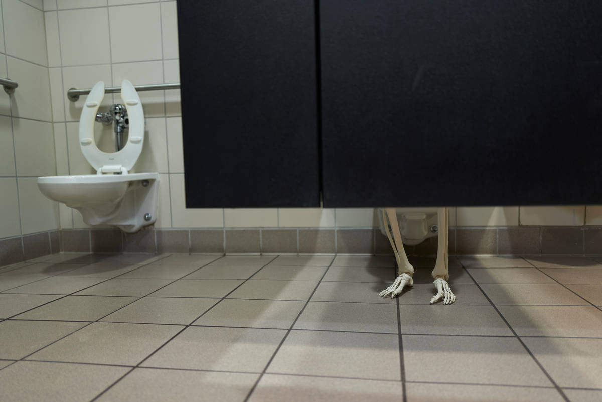 Everyone needs a potty break. (Aaron Mayes/UNLV Special Collections)