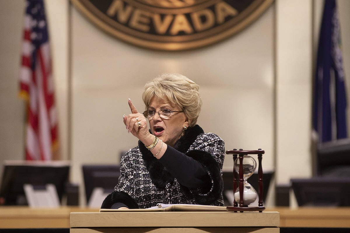 Las Vegas Mayor Carolyn Goodman. (Benjamin Hager/Las Vegas Review-Journal) @benjaminhphoto