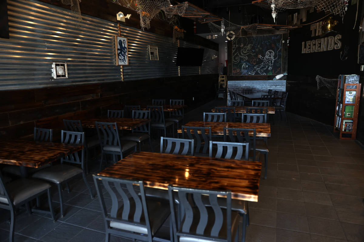 The Legends Oyster Bar & Grill in Las Vegas, Thursday, April 23, 2020
