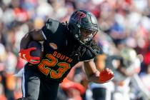 South safety Kyle Dugger of Lenoir Rhyne (23) during the first half of the Senior Bowl college ...