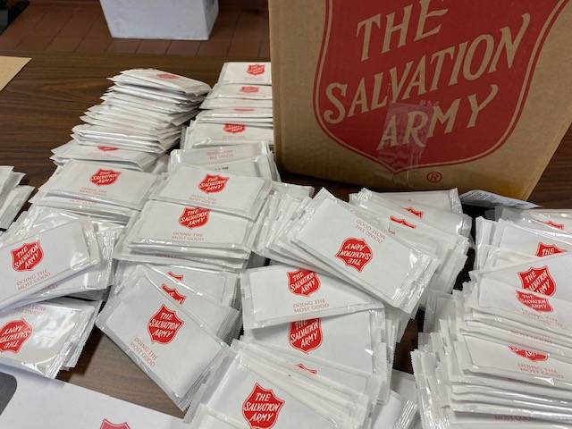 The Salvation Army Southern Nevada leadership, staff and volunteers distributed 4,000 pandemic ...
